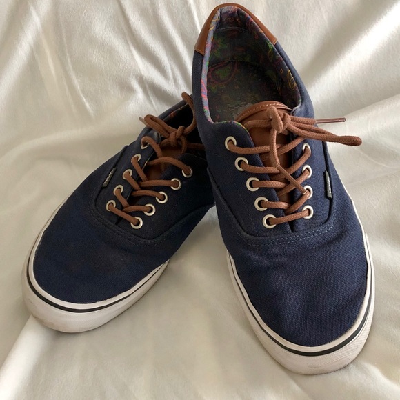 mens navy vans shoes